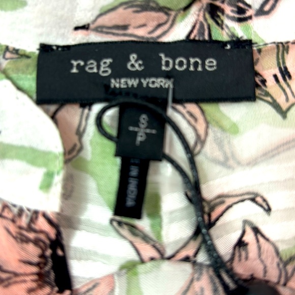 rag & bone white floral Calista maxi dress, size S, NWT - Picture 7 of 10